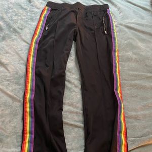H&M unisex pride 🌈 track pants with zipper pockets